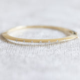The Knife Edge Diamond Bangle