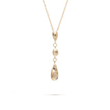 Falling Pear Diamond Necklace