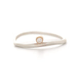 Two Tone Diamond Droplet Water Ring